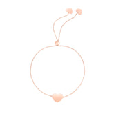 14K Gold Heart Friendship Bracelet
